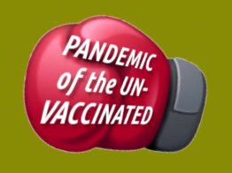 Boxhandschuh mit Aufschrift 