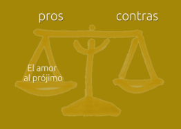 Libra con pros y contras, amor al próximo