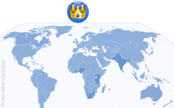 Mapa de los países del Reino de Dios