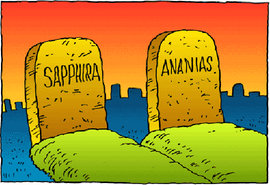 Grabstein von Ananias und Sapphira
