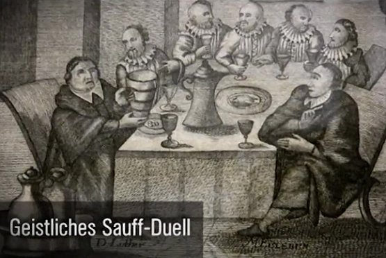 Luther beim geistlichen Sauff-Duell