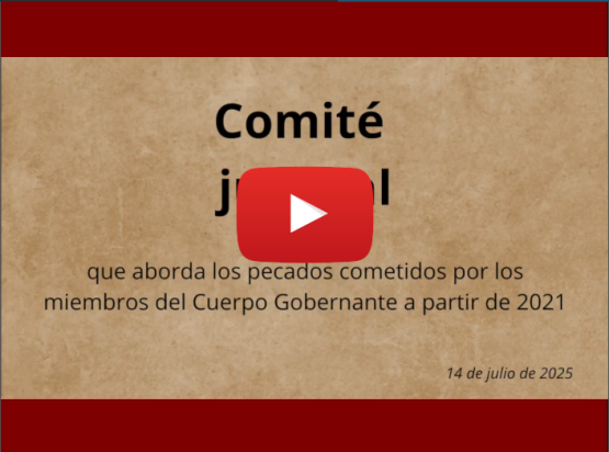 Vídeo de YouTube, grabación del Comité Jurídico del 14 de julio de 2025