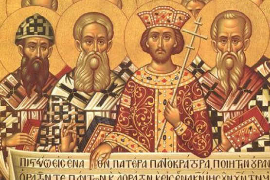 Pintura del Concilio de Nicea