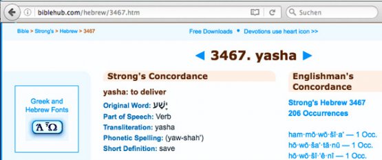 Yasha Wortbedeutung: retten, befreien