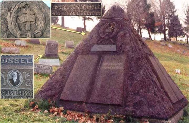 Pyramid memorial of CT Russell